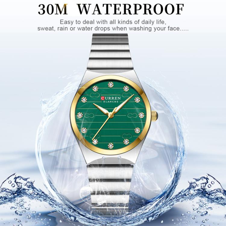 Orologio da Donna Curren Business con Cinturino in Acciaio Inossidabile, Movimento al Quarzo, Quadrante Luminoso, Vetro Antigraffio, Impermeabile 30M, Elegante e Resistente