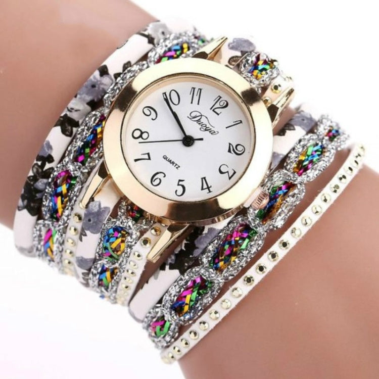 Orologio al quarzo con bracciale circolare in stile nazionale Douya D048