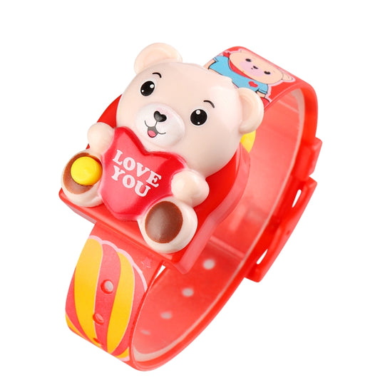 SKMEI 1748 Orologio elettronico con display digitale a LED a cuore d'amore a forma di cartone animato tridimensionale per bambini