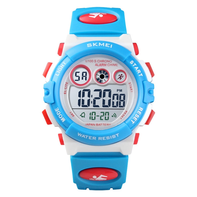 SKMEI 1451 Cronometro digitale a LED Cronografo Orologio elettronico sportivo per bambini luminoso, 1451(Transparent Pink Blue), 1451(Transparent Purple), 1451(Transparent Sky Blue), 1451(Transparent Rose Red), 1451(White Shell Blue Circle)������������...