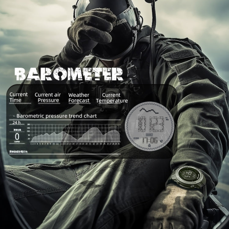 Orologio Multifunzione Impermeabile con Altimetro, Bussola e Fibra di Carbonio - Ideale per Escursioni e Attività Outdoor