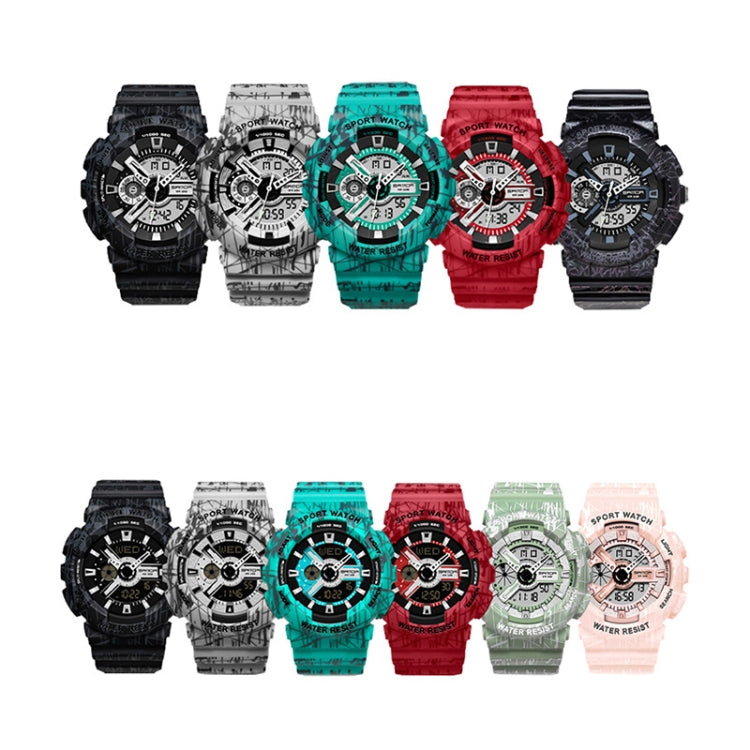 Orologio elettronico da coppia multifunzionale impermeabile luminoso a tre pin SANDA