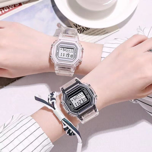 Orologio Digitale con Cronometro, Sveglia e Funzione Impermeabile – Display Elettronico Protettivo per Gli Occhi