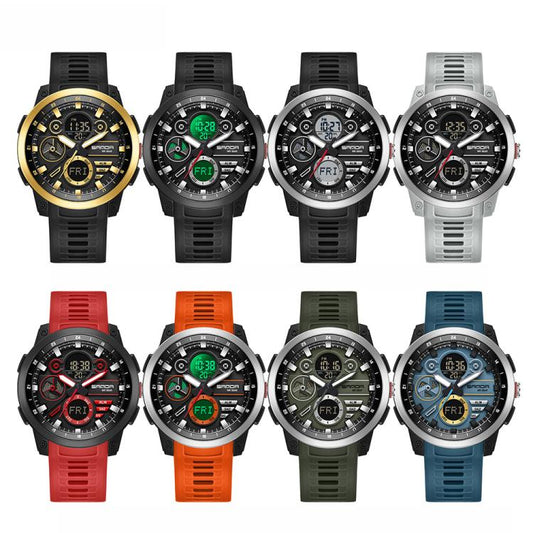 SANDA 3379 Orologio Sportivo Impermeabile con Allarme e Promemoria - Orologio Elettronico da Uomo